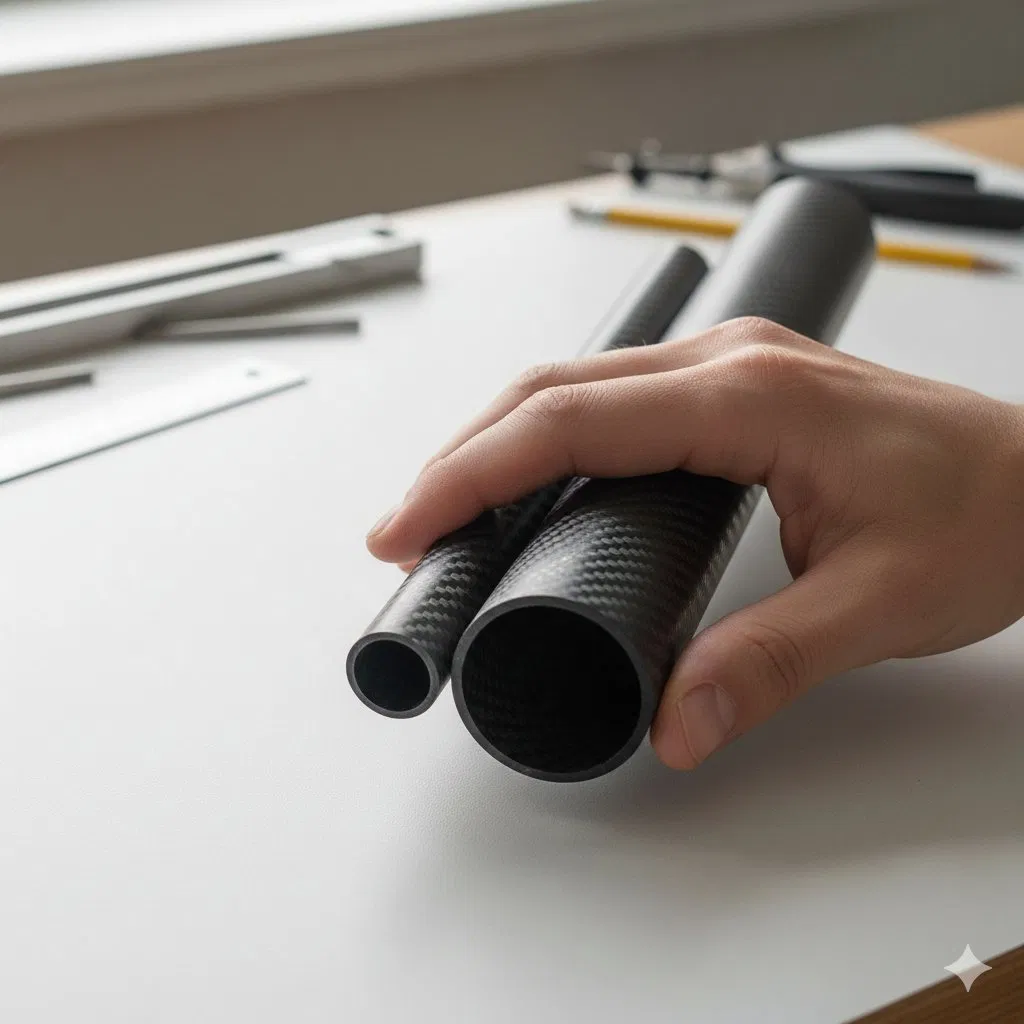 Plain Matte T700 Small Carbon Fiber Parts 2m for Construction Use