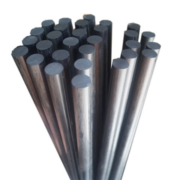 Solid Pultruded Carbon Fiber Rods Bars