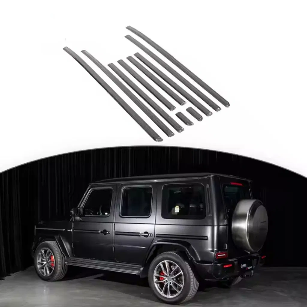 2019y+W464 Raised Style IDE Molded Strips Carbon Fiber Car Trim Trim Auto Parts