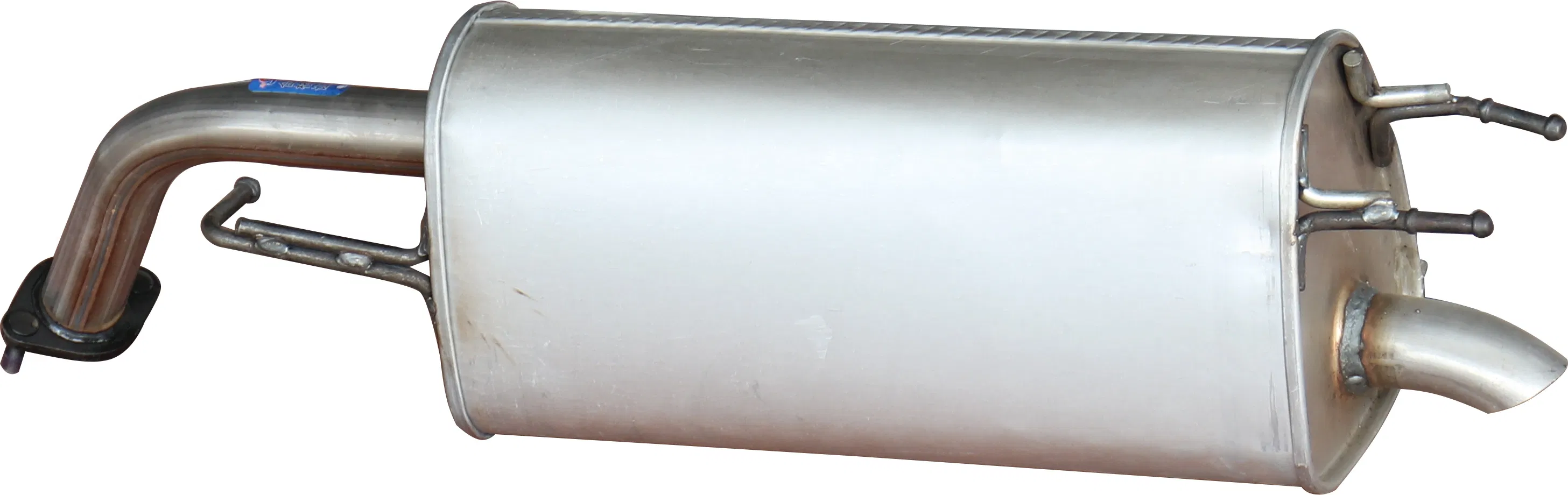 Hongye Auto Parts Specializes in Manufacturing Universal Carbon Fiber Dual Outlet High-Temperature Resistant Automotive Exhaust Silencers.