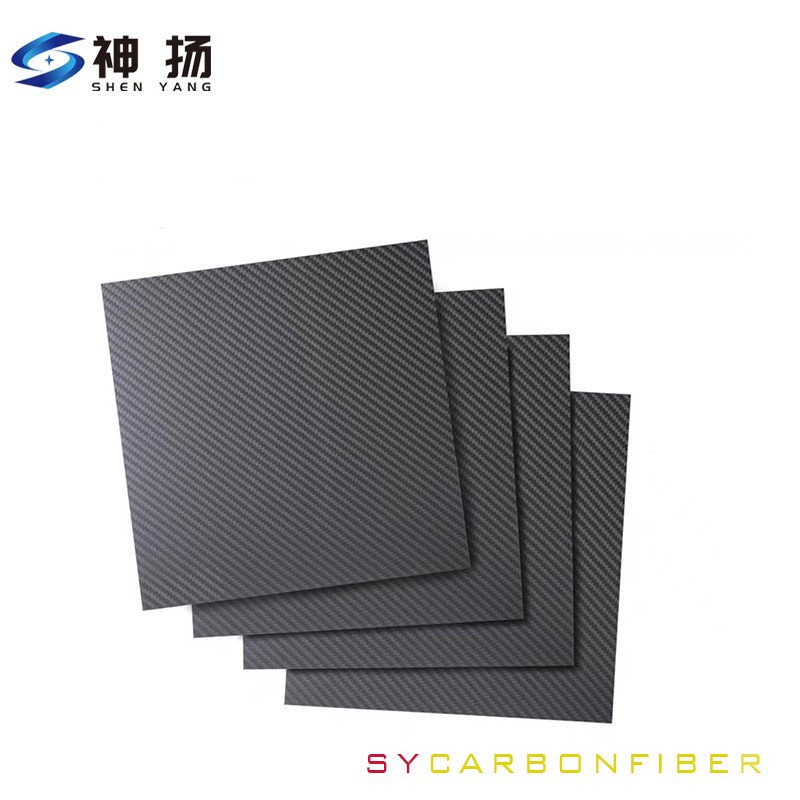 500X600X2.5mm 3K T300 Carbon Fiber Plate for Mechanical Aerospace Drone Assembly