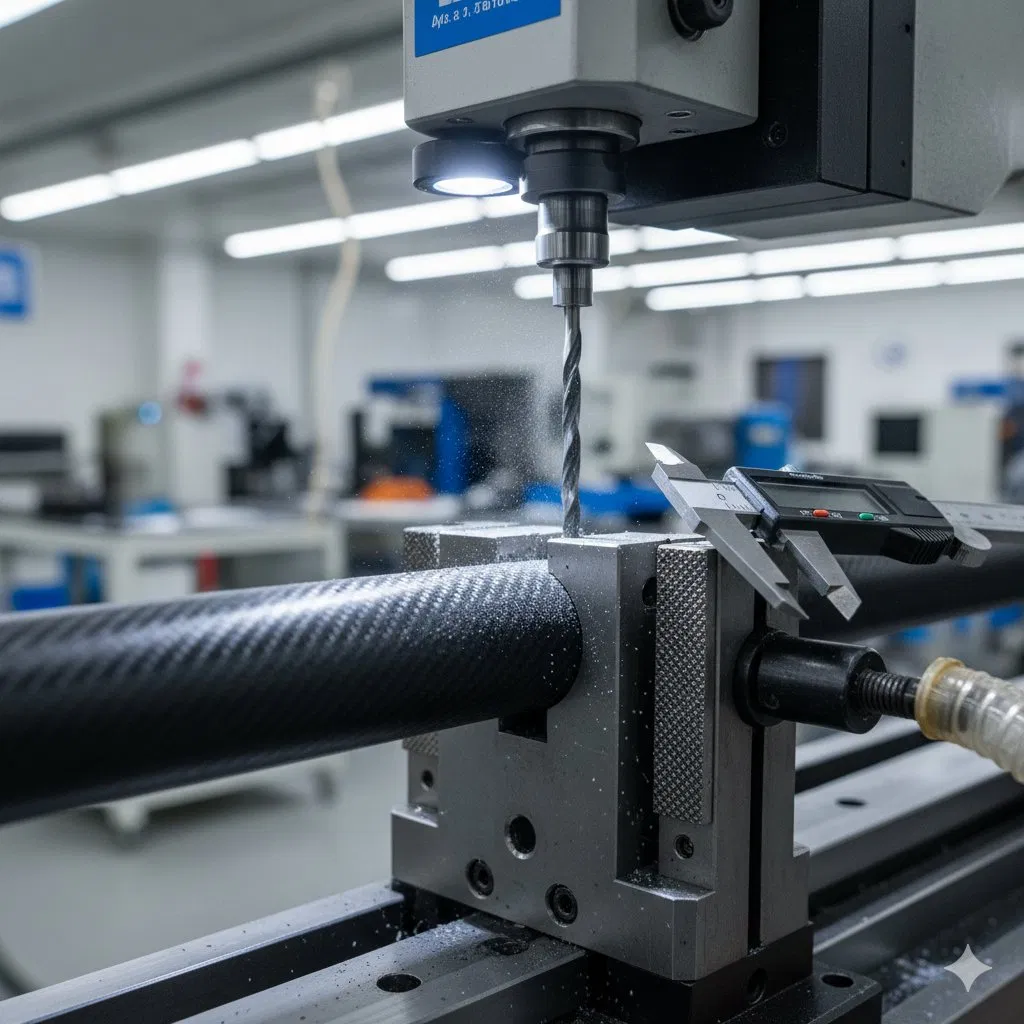 5mm Forged Glossy Carbon Fiber Rod for Robotics