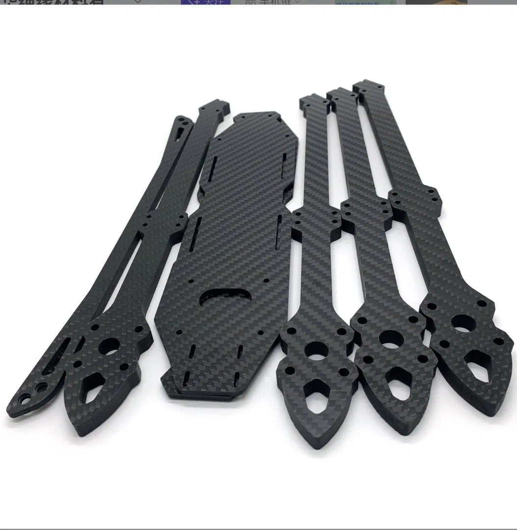 Custom CNC 3K High Strength Carbon Fiber Sheet Plate High Precision Lightweight Carbon Fiber Drone Uav Frame