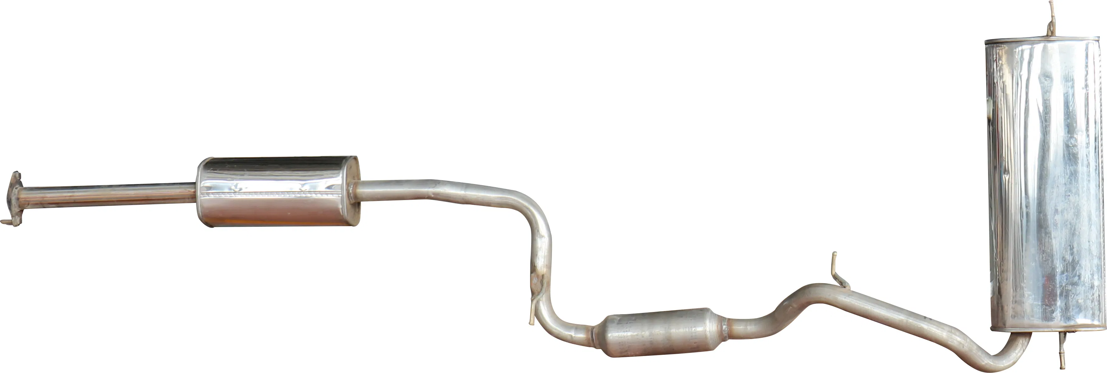 Hongye Auto Parts Specializes in Manufacturing Universal Carbon Fiber Dual Outlet High-Temperature Resistant Automotive Exhaust Silencers.