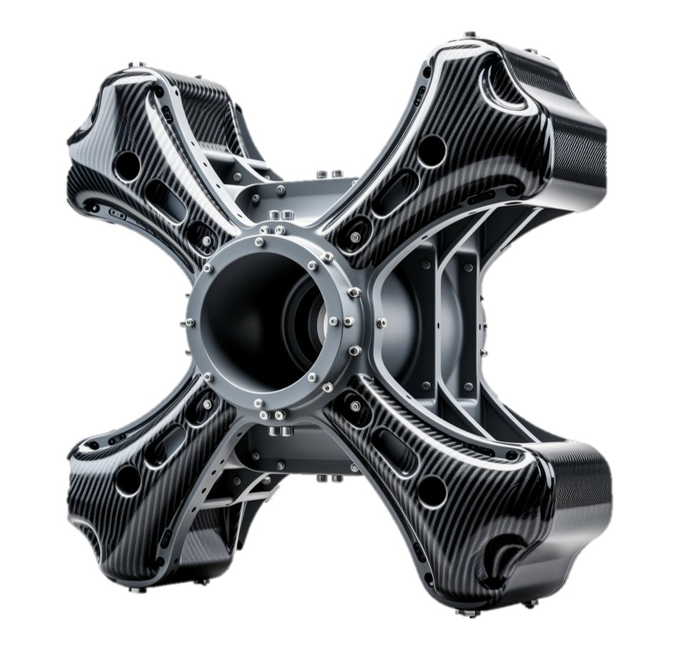 High Strength Industrial Carbon Fiber Component for Connecting Structural