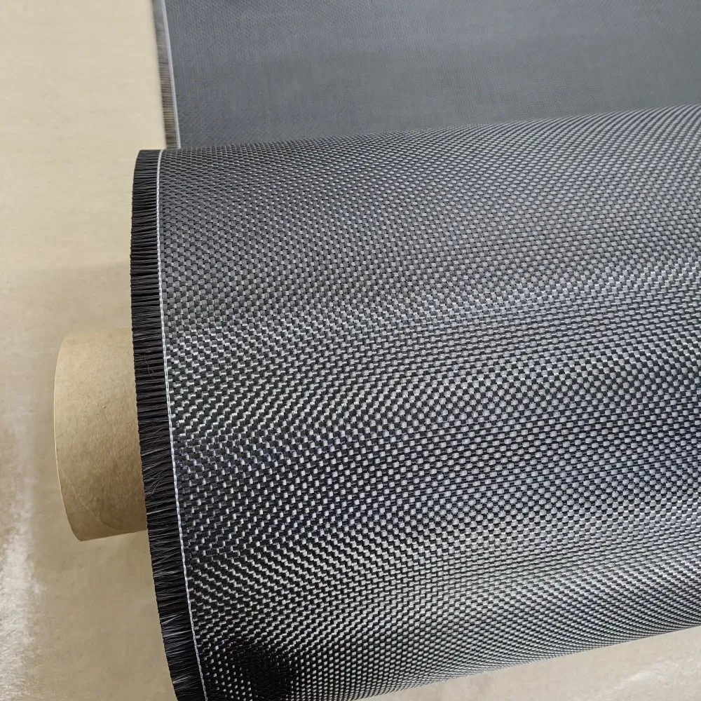 3K 200g Plain Carbon Fiber Fabric for Telescopic Rod