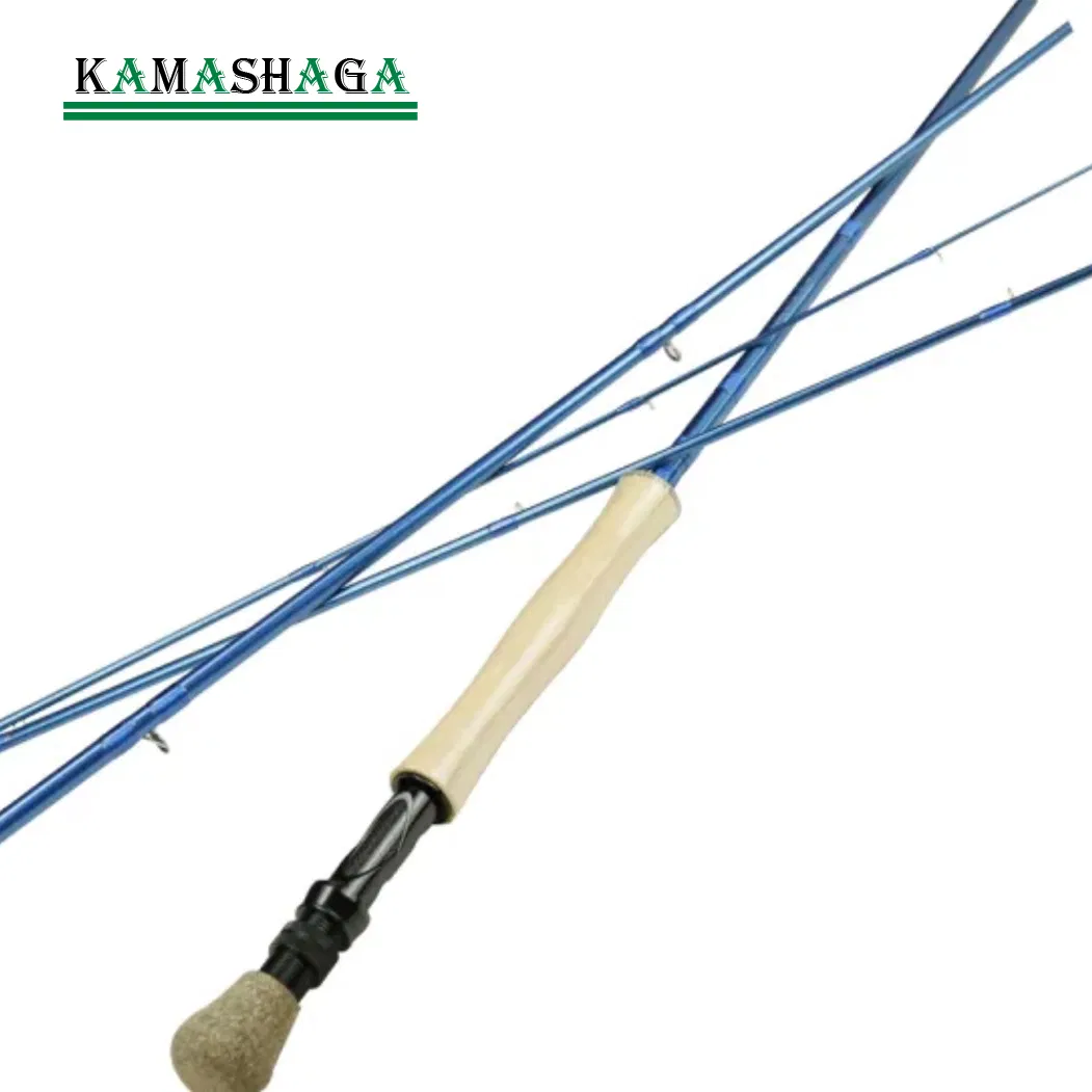 Fly Fishing Rod 4 Piece, 9FT Graphite and Im7 Carbon Fiber Blank Fly Rod, Chromed Guide and Durable Fishing Rod, 4/5/6/7/9wt