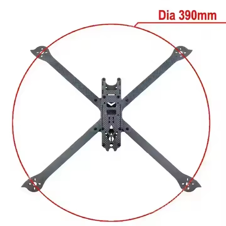 7-Inch Carbon Fiber Fpv Drone Frame Kit with 4mm Arm Thickness Mini Model DIY Fpv Drone Accessories