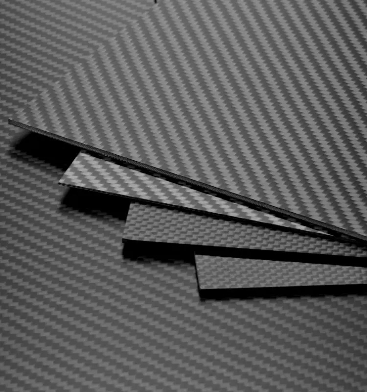 China Factory Wholesale T300 T700 Aerospace 3K Twill Plain Glossy Matt Carbon Fiber Sheet Plate