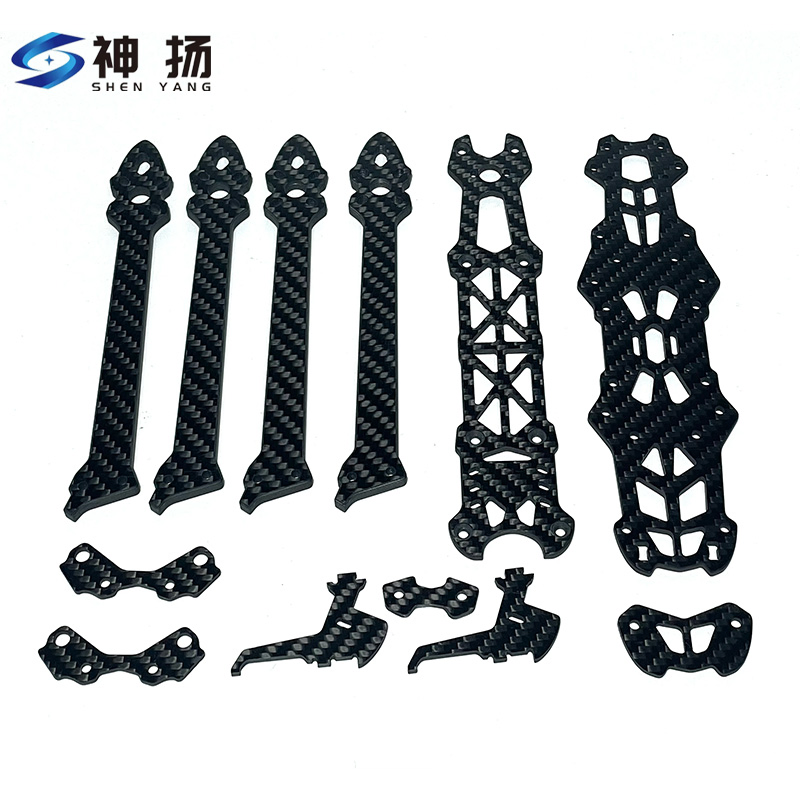 Supplies of Carbon Fiber Drone Frame Rpv Uav RC Plane Twill/Plain/Matte/Glossy 5/7/8/10/11/13/15 Inch Optional