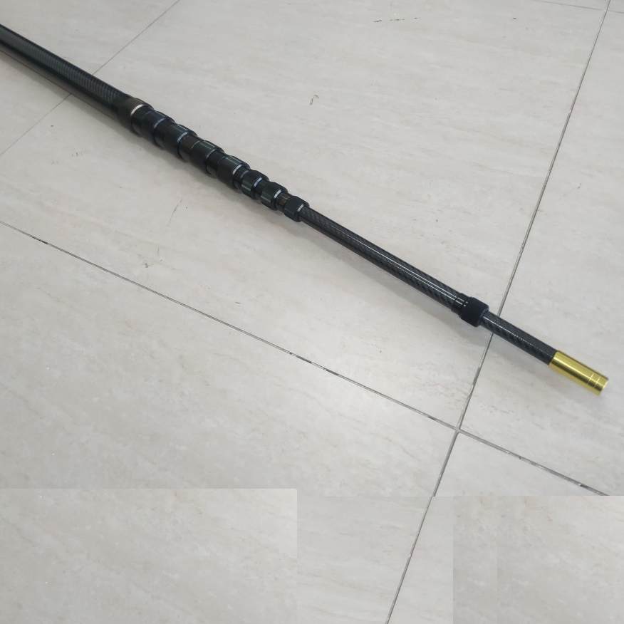 3K Twill Carbon Fiber Extension Adjustable Rod with Twist Clamp Lock