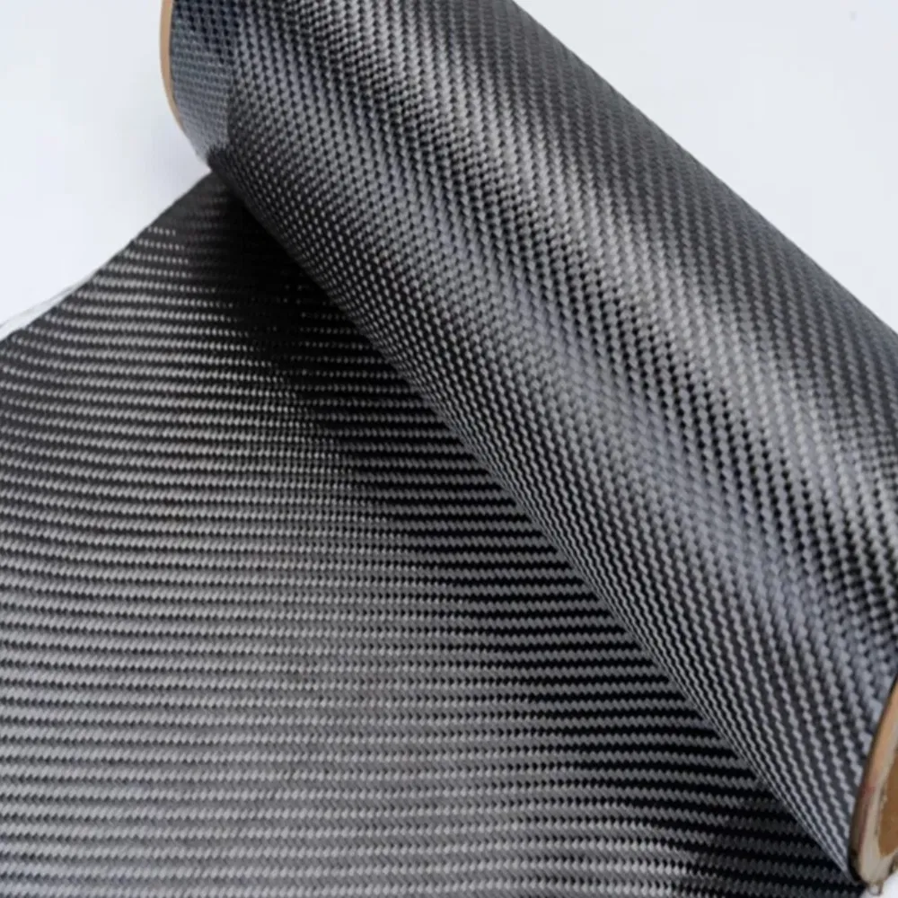 Satin Weave Custom Lengths Available Carbon Fiber Fabric Roll
