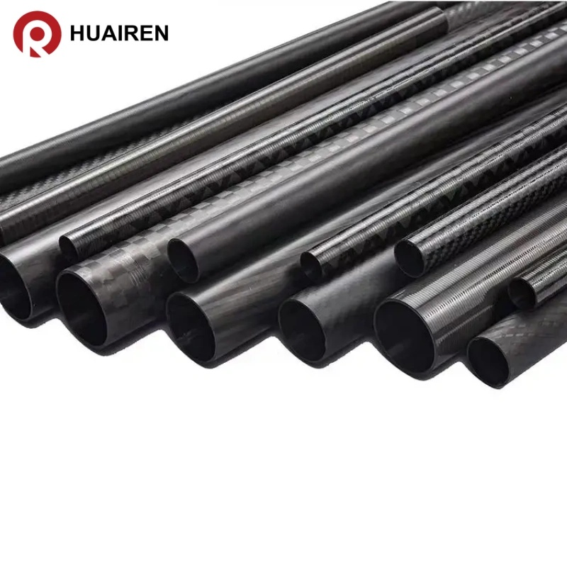 Ultra-Strong Carbon Fiber Pipe Customized 3K Carbon Fiber Tube for Fishing Rod