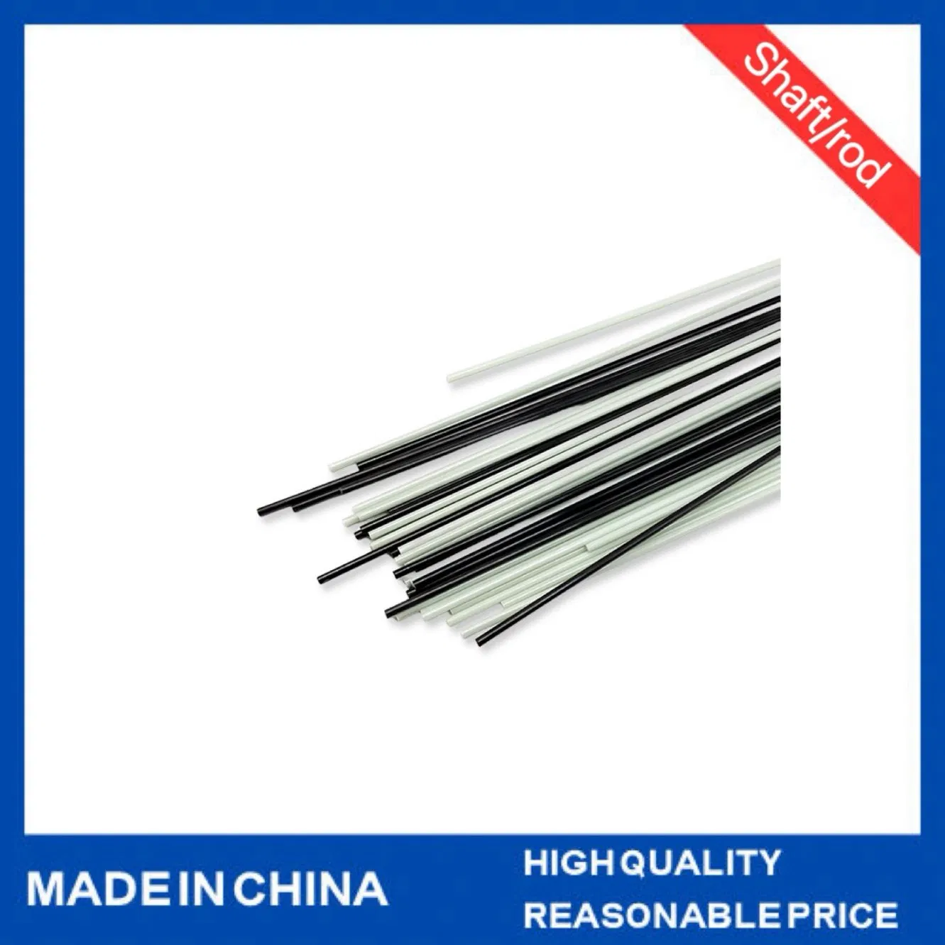 High Strength Custom Solid/Hollow Round Carbon Fiber Tube Rods Fiber Carbon Pole/Sticks