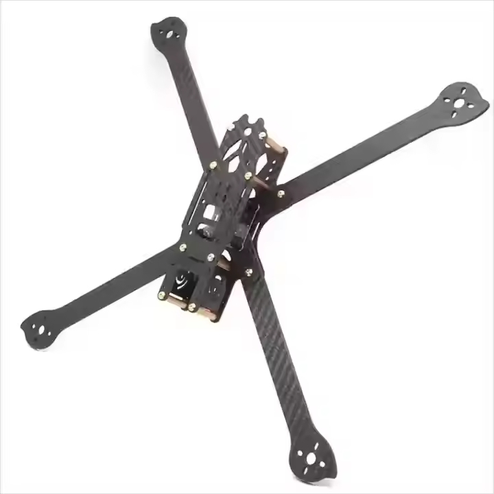 7-Inch Carbon Fiber Fpv Drone Frame Kit with 4mm Arm Thickness Mini Model DIY Fpv Drone Accessories