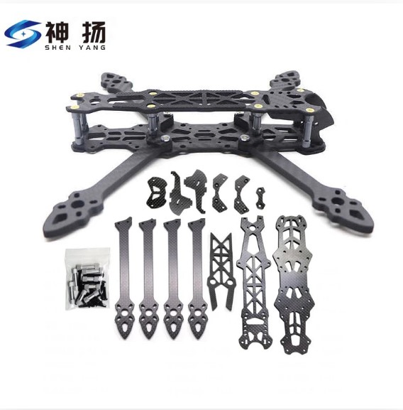Practical Durable Lightweight High Strength Carbon Fiber Frame for Drones Uav Fpv RC Planes OEM/ODM