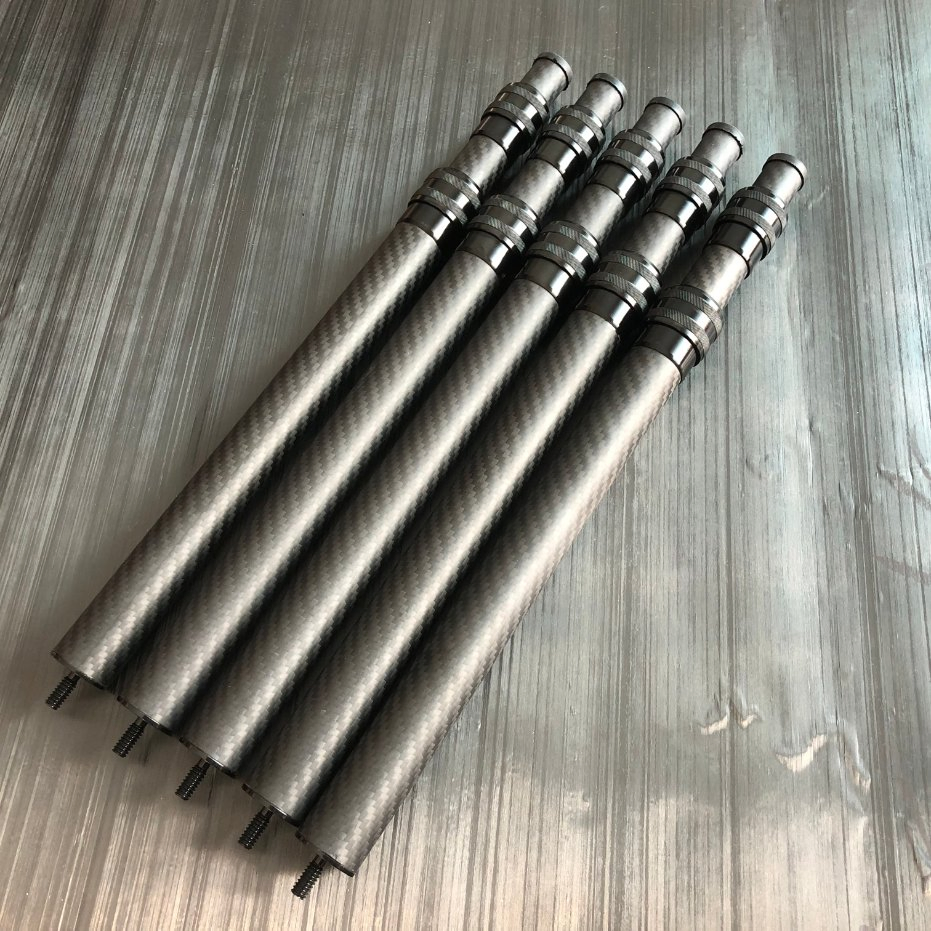 Seehoo Solid Carbon Fiber Shock Resistant Stable Metal Detector Rod