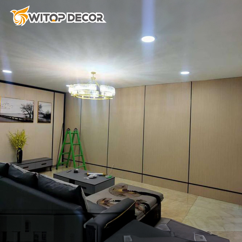 Interior Decoration 8mm Bamboo Charcoal Fiber Wood Veneer Metal Texture Solid Wall Board Mirror Finish Wall Panels