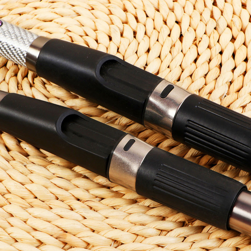 2.1m-3.6m Extra Heavy 5X Carbon Fiber Telescopic Spinning Rod for Offshore Lake Catfish Bass Carp Fishing