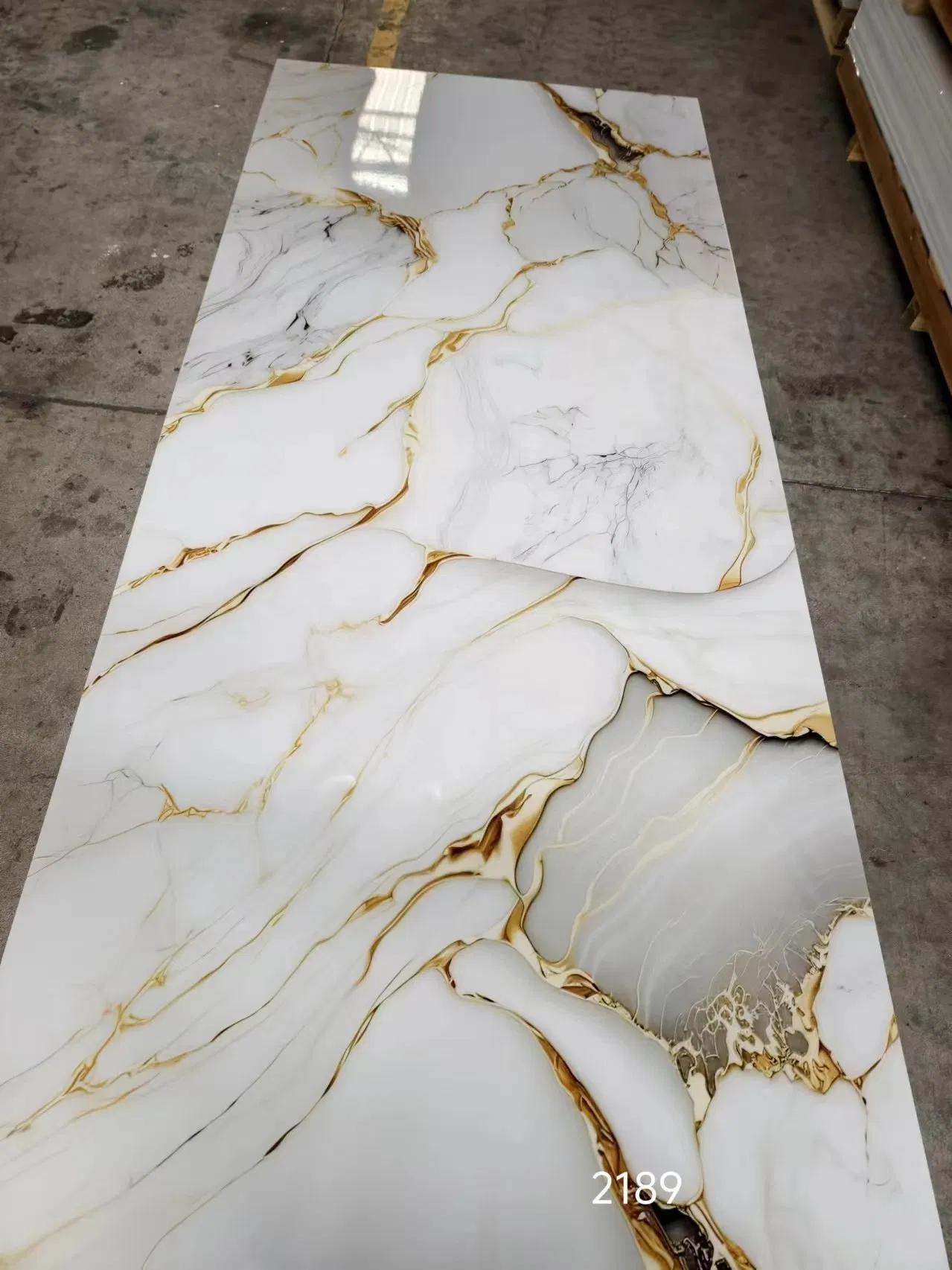 1220*2990mm PVC Marble Wall Panel Waterproof 3D Spc WPC UV Board Wood Veneer High Glossy Carbon Fiber Ceiling PVC Marble Sheet for Interior Home Decor