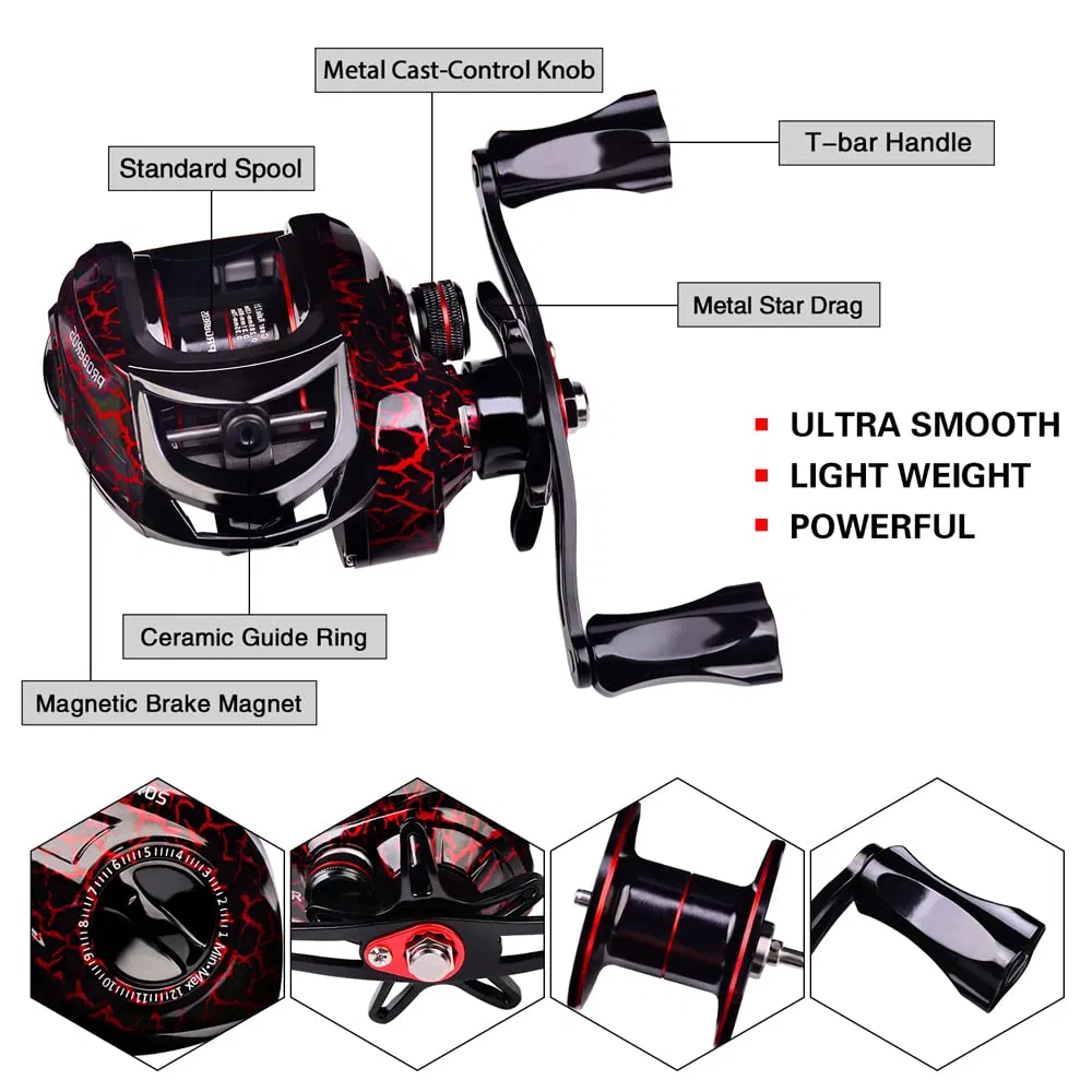 Hot Sale Saltwater Freshwater Carbon Fiber Telescopic Pole Fishing Accessories Tools Tackle Spinning Bait Casting Reel Combo Rod