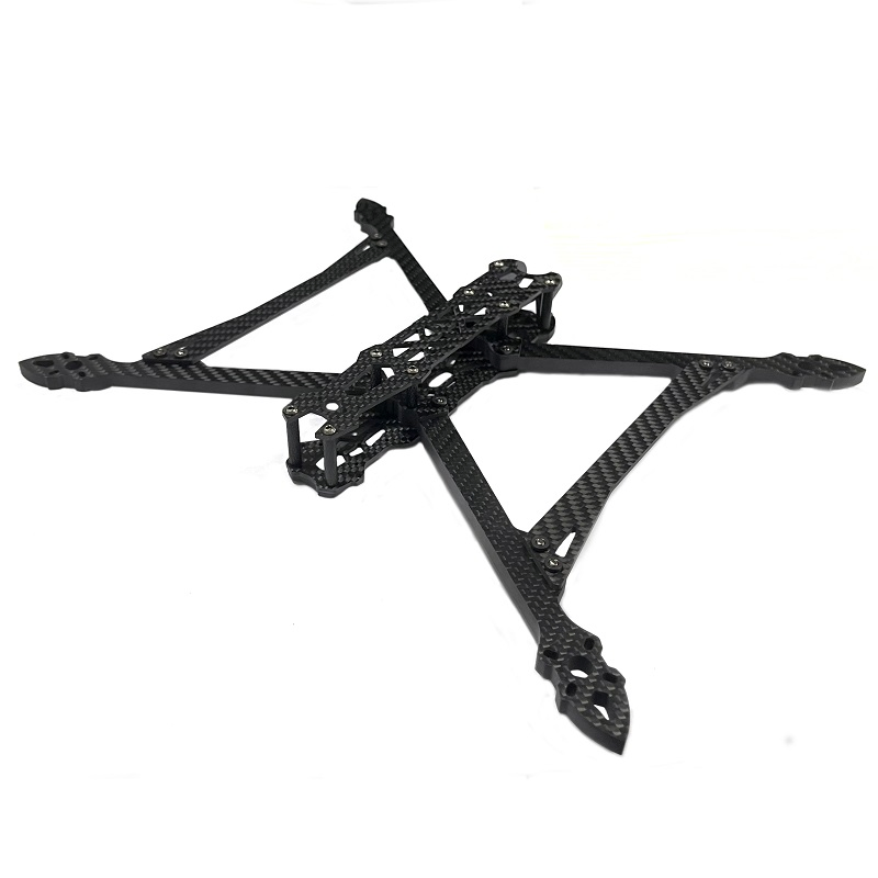 10-Inch Carbon Fiber Fpv Drone Frame Kit with 7mm Arm Thickness Uav Frame and 2mm Upper Plate Accessories for RC Drones