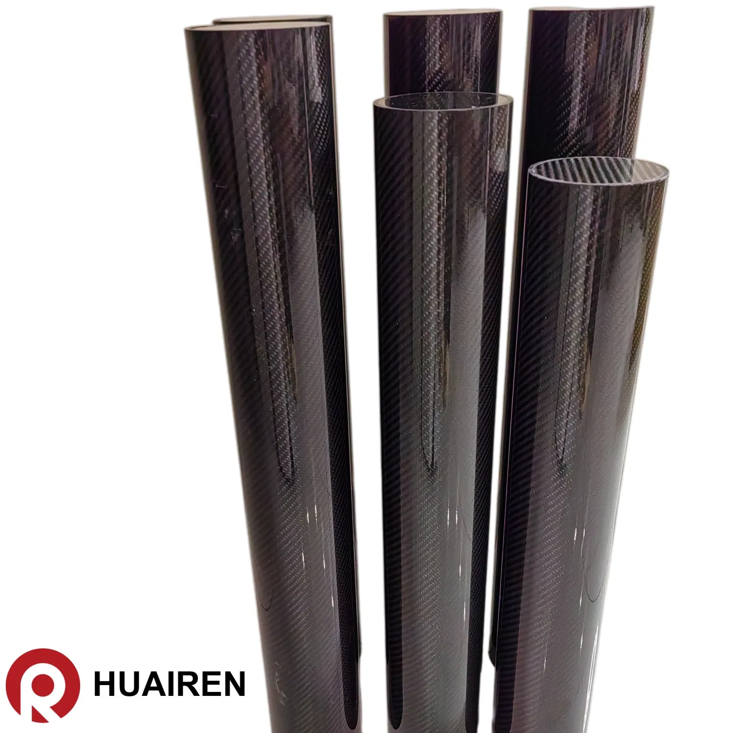 Composited 3K Twill Carbon Fiber Tube 700mm Length for Yacht Boat Parts