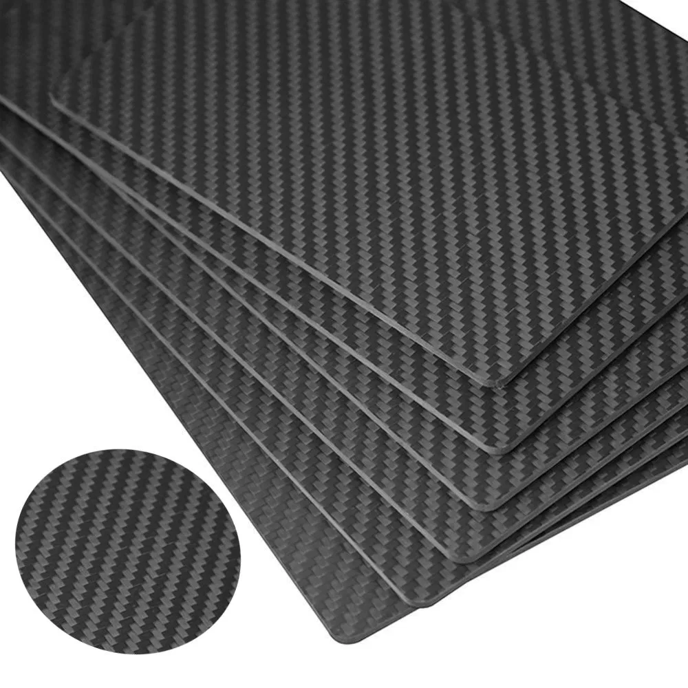 China Factory Wholesale T300 T700 Aerospace 3K Twill Plain Glossy Matt Carbon Fiber Sheet Plate