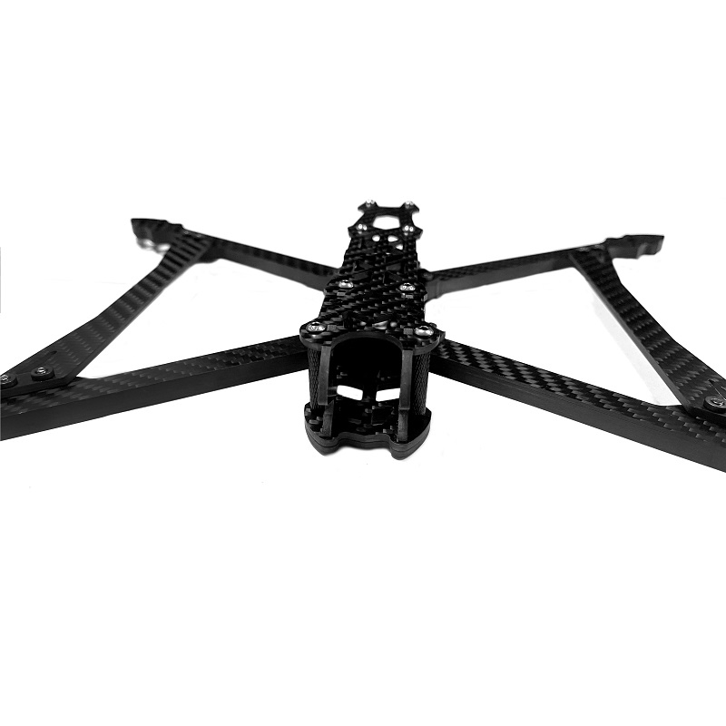 10-Inch Carbon Fiber Fpv Drone Frame Kit with 7mm Arm Thickness Uav Frame and 2mm Upper Plate Accessories for RC Drones
