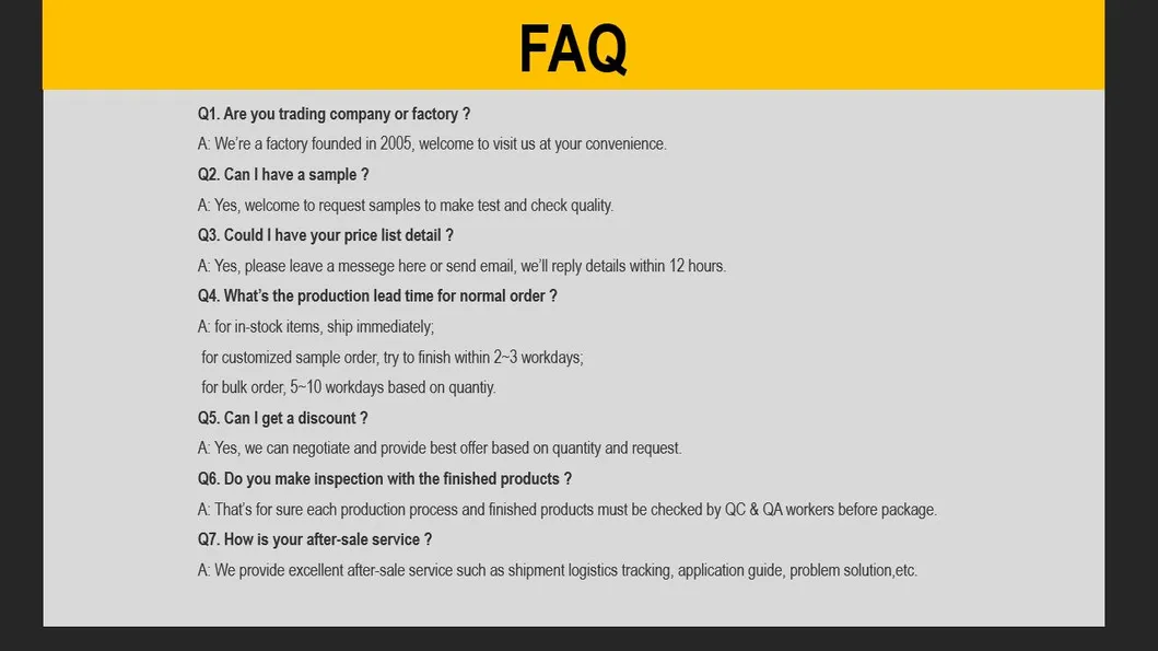 FAQ