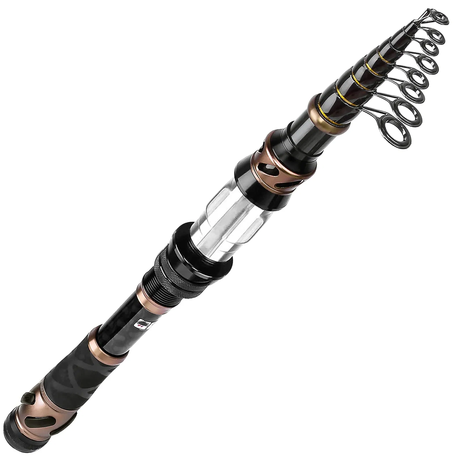 Carbon Fiber Telescopic Shielded Bearings Stainless Steel Spinning Fishing Rod