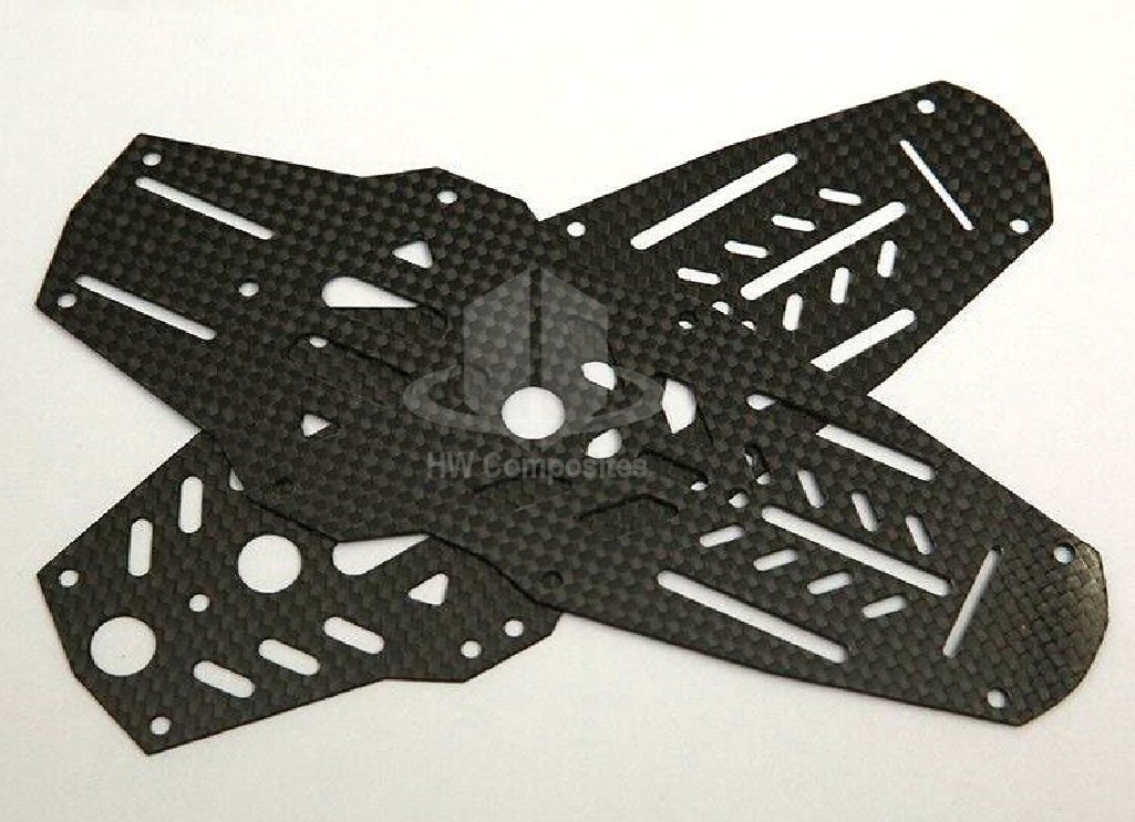Frame of Uav Custom Machining Carbon Fiber Sheet