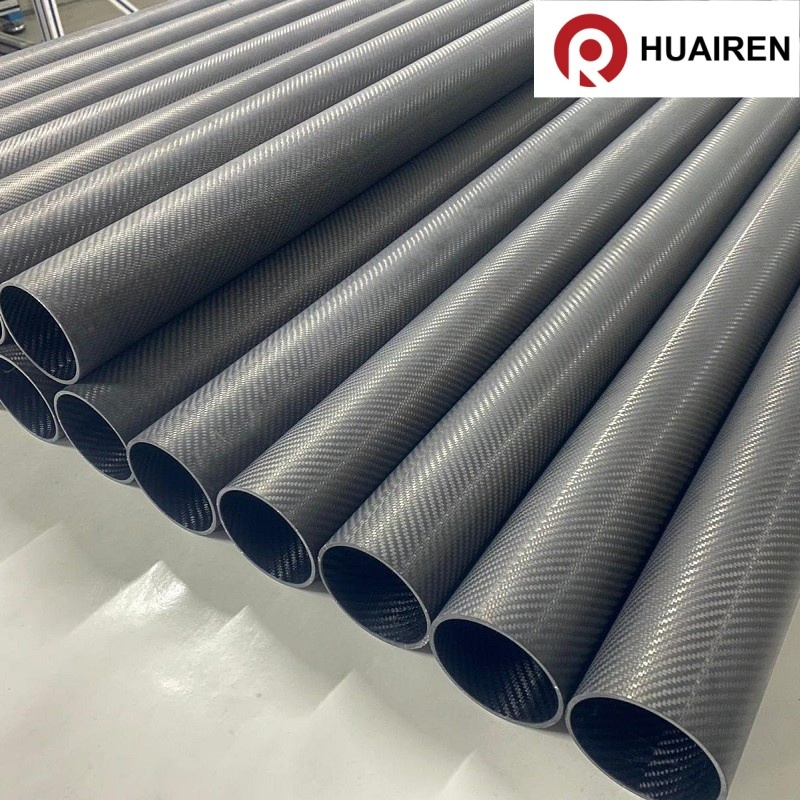 Lightweight Twill Matt Carbon Fiber Tube Round Carbon Fiber Pipe Customized 10mm-50mm