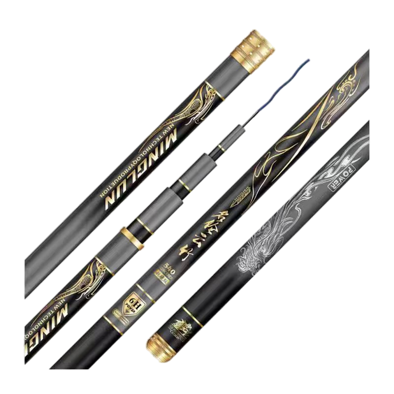 Freshwater Professional 3m~7.2m Fishing Rods Telescopic Carbon Fiber Hand Pole Carp Rod Fishing Tackle