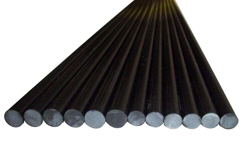 High Strength 1mm 2mm 3mm 5mm 10mm 20mm 50mm Carbon Fiber Rod Durable Light Weight Customized Carbon Fiber Profile