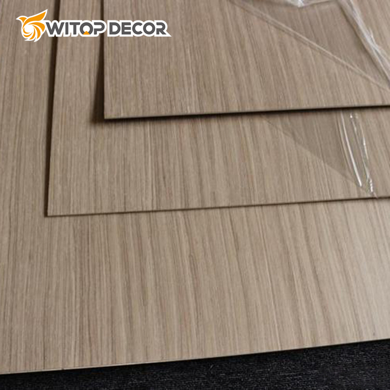 Interior Decoration 8mm Bamboo Charcoal Fiber Wood Veneer Metal Texture Solid Wall Board Mirror Finish Wall Panels