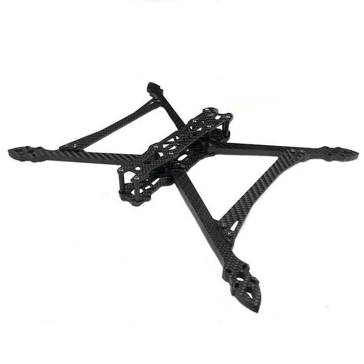 10-Inch Carbon Fiber Fpv Drone Frame Kit with 7mm Arm Thickness Uav Frame and 2mm Upper Plate Accessories for RC Drones