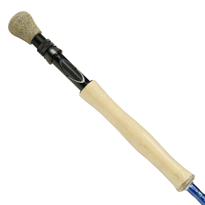 Fly Fishing Rod 4 Piece, 9FT Graphite and Im7 Carbon Fiber Blank Fly Rod, Chromed Guide and Durable Fishing Rod, 4/5/6/7/9wt