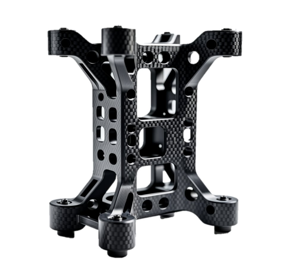 Cylindrical Multi Pipe Carbon Fiber Acoustic Structural Components