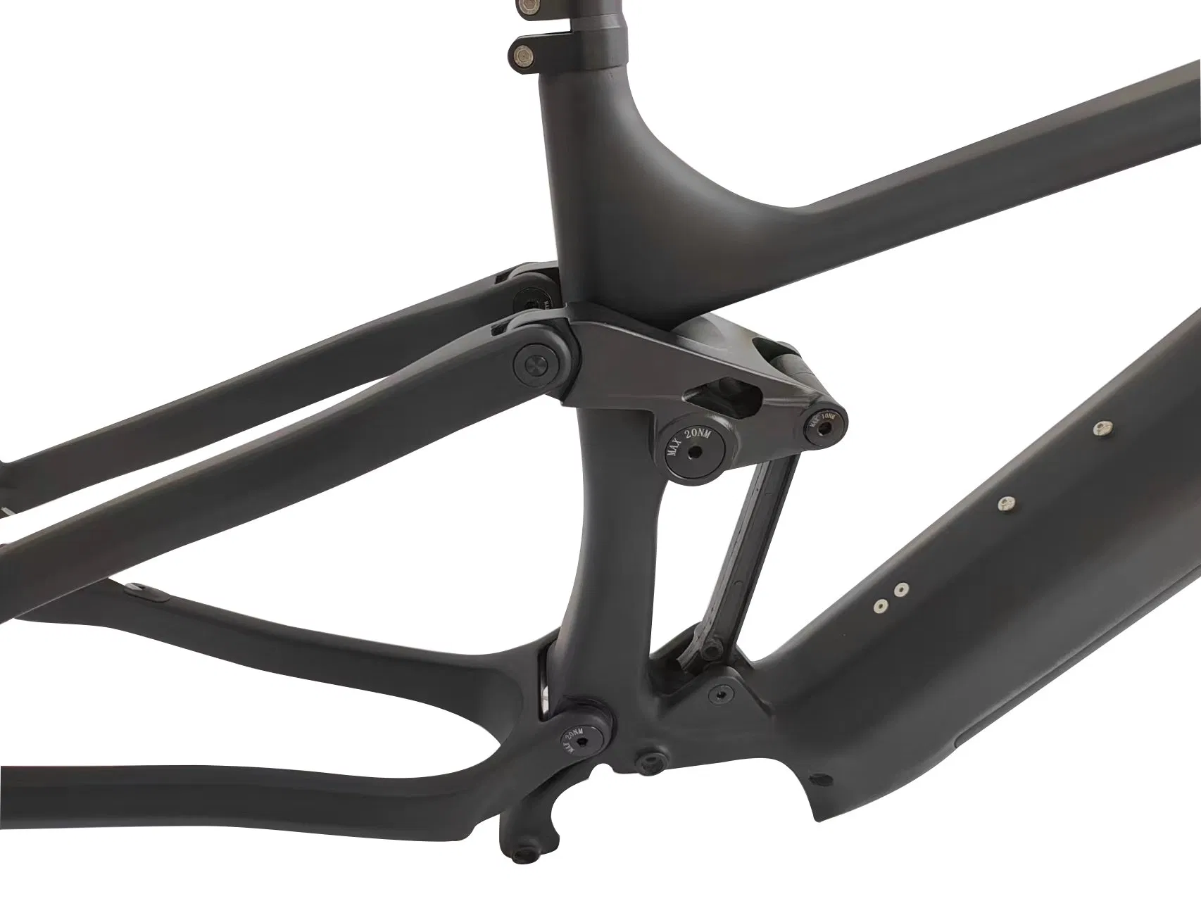 29er Carbon Suspension Electric Mountain Bike Frame 148X12mm Dropout