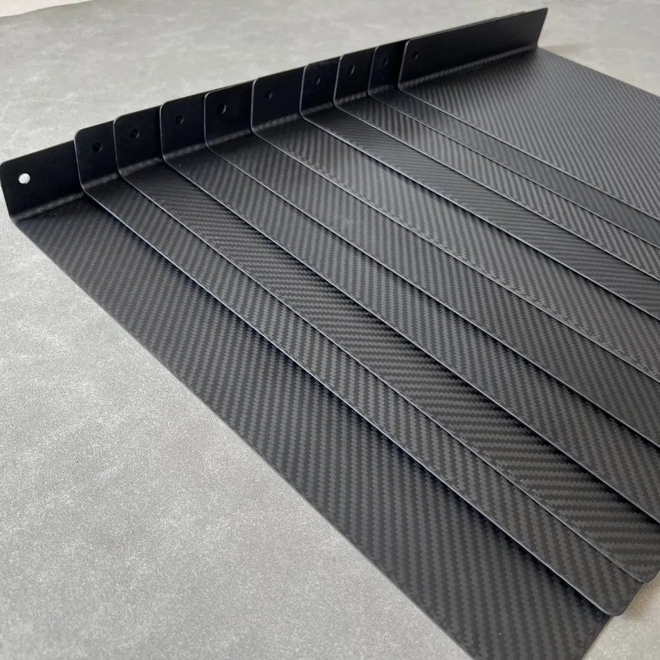 Carbon fiber wave surface