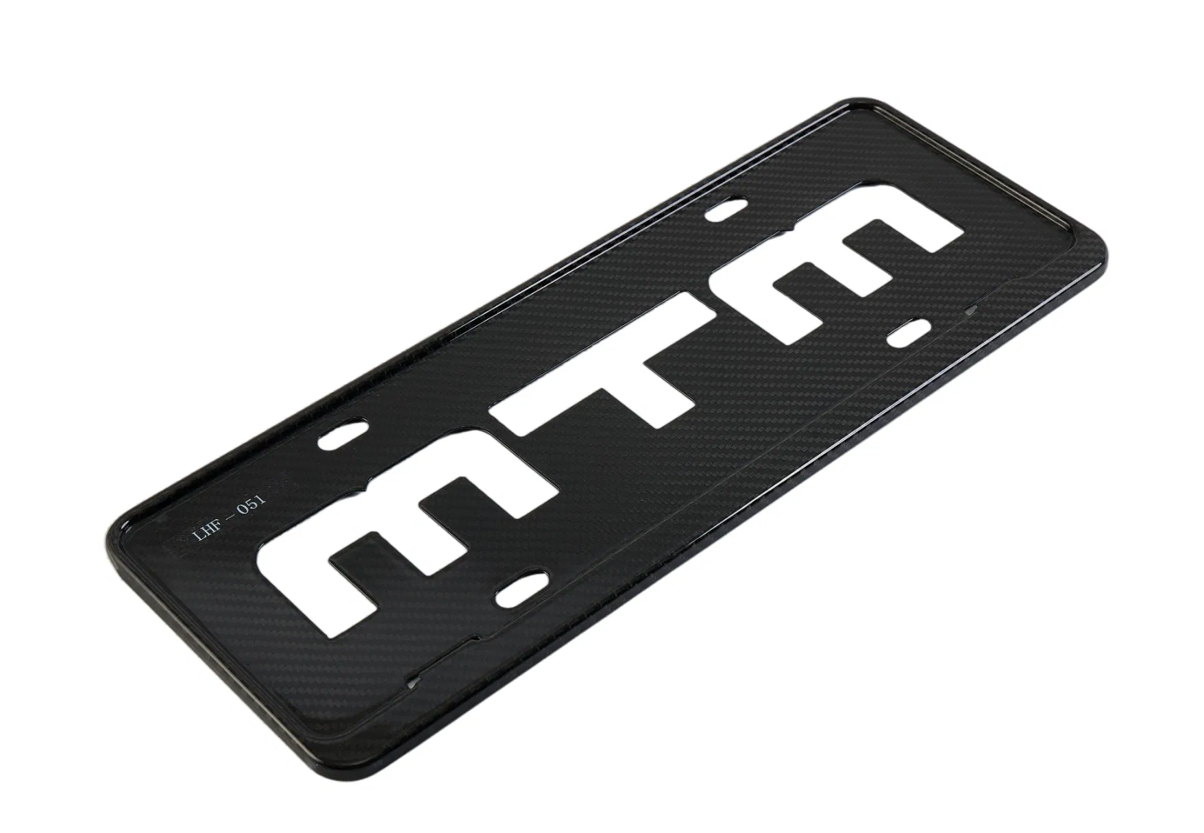 High Grade Lightweight Carbon Fiber License Plate Frame Holder Car Decorative Component