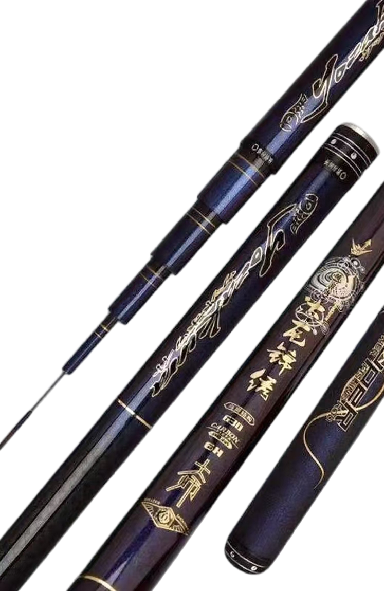 Freshwater Professional 3m~7.2m Fishing Rods Telescopic Carbon Fiber Hand Pole Carp Rod Fishing Tackle