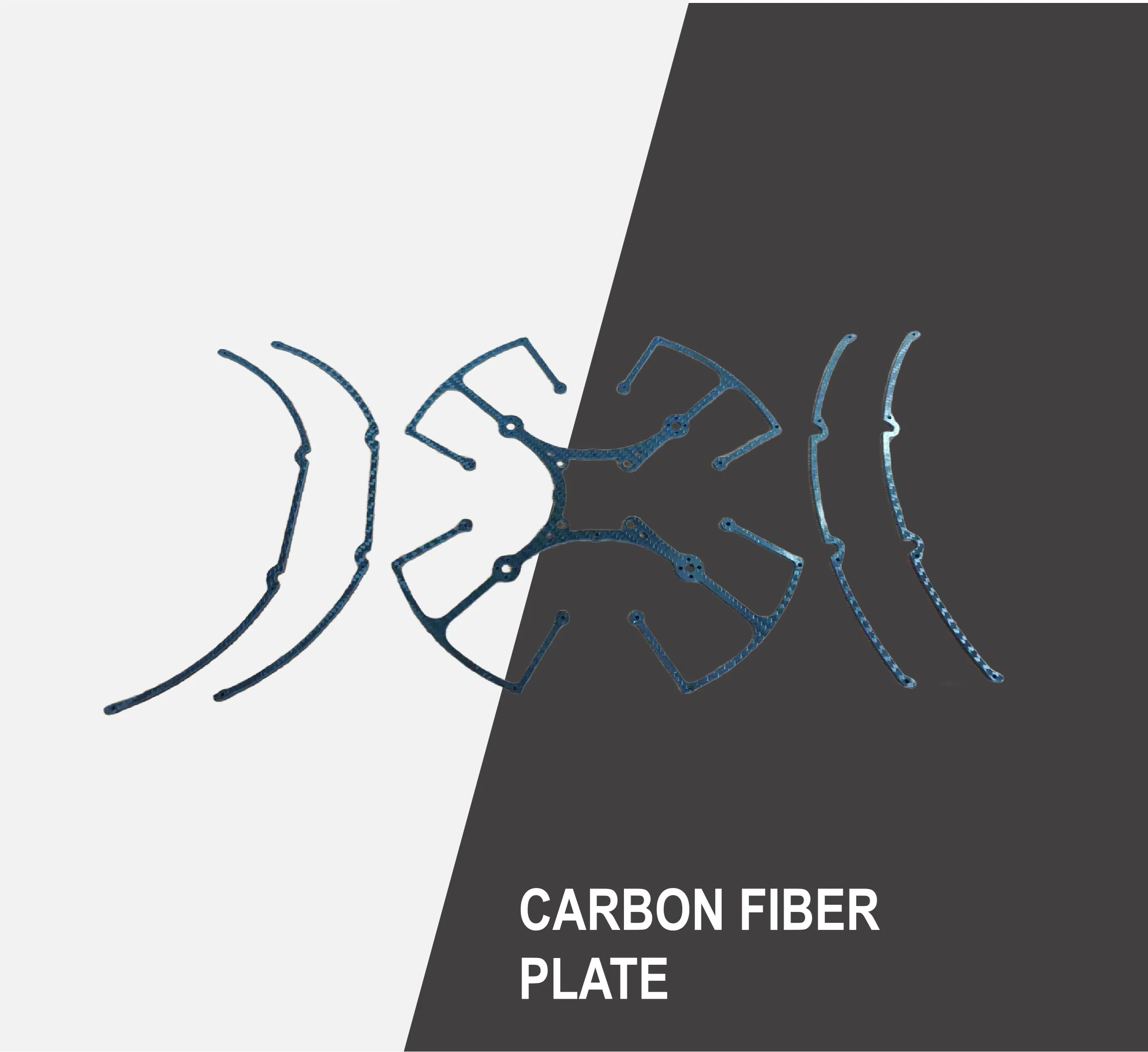 Frame of Uav Custom Machining Carbon Fiber Board