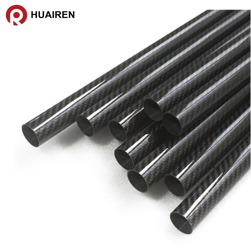 Lightweight Twill Matt Carbon Fiber Tube Round Carbon Fiber Pipe Customized 10mm-50mm