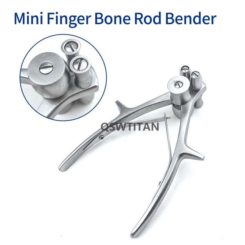 Orthopedic Rod Bender Mini Finger Bone Rod Bender Stainless Steel Orthopedic Surgery Instruments Training Tools
