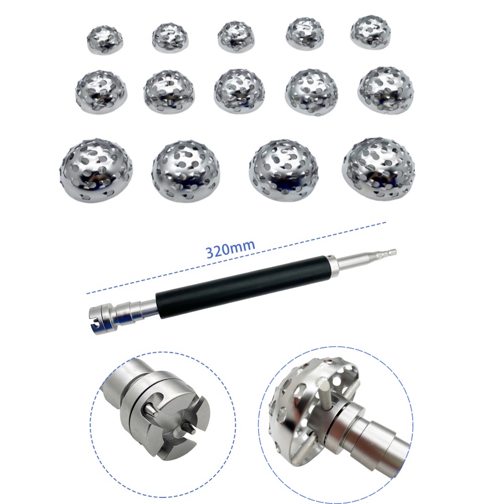 Orthopedic Acetabulum Reamer Veterinary Orthopedic Surgical Instruments Stainless Steel