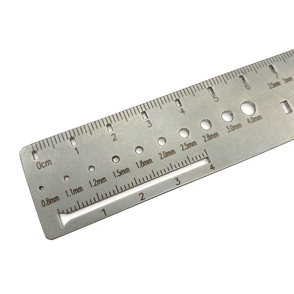 Orthopedic Measuring Ruler for Kirschner Wire Drill Screw  Plate Measuring Diameter