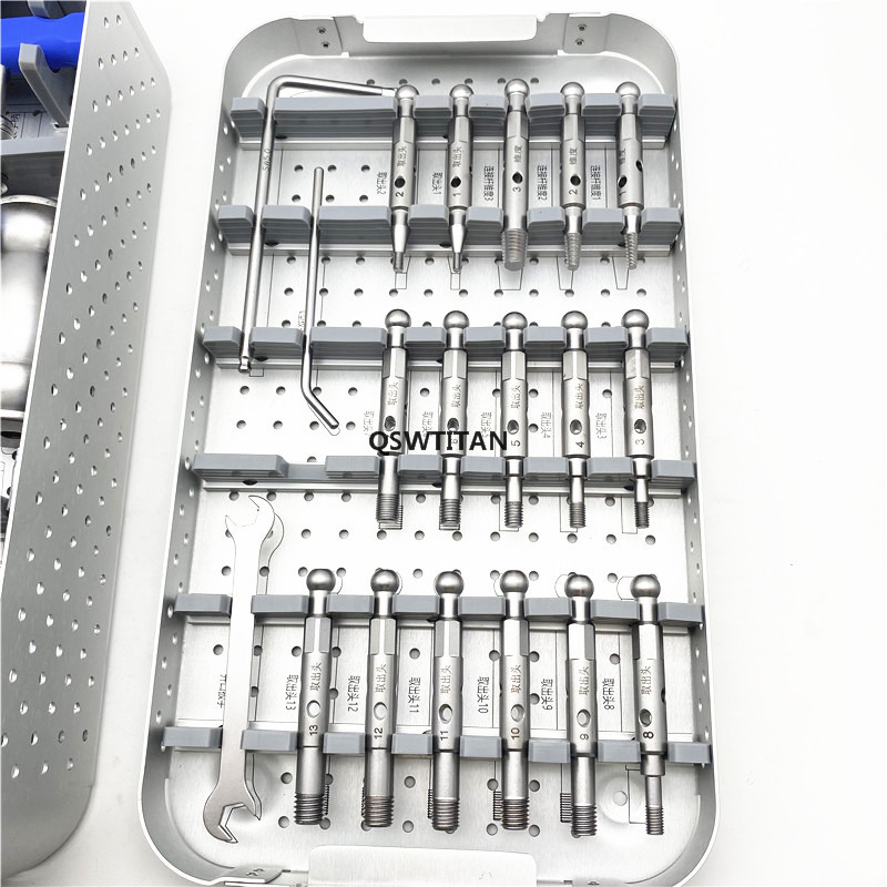 Stainless Steel Broken Screw Removal Instrument Kit Screw Extractor Removal Orthopedic Surgical Set Veterinary