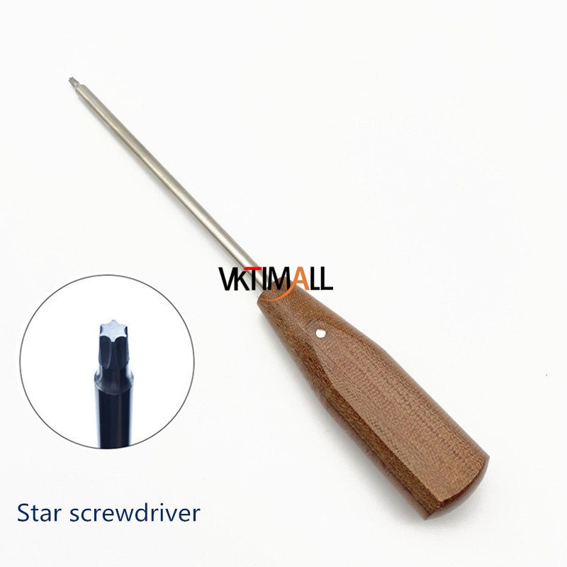 1.75mm-5.0mm Bone Star Screw Driver Bone Screwdriver with Star Head Stainless Steel Orthopedics Instruments